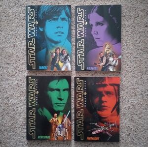 Lot Of Star Wars Books Target Hostage Renegade Firefight Kids Scholastic
